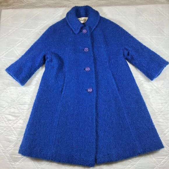 Townley Berry Burk Heavy Weight Blue winter coat‎ - Picture 1 of 6
